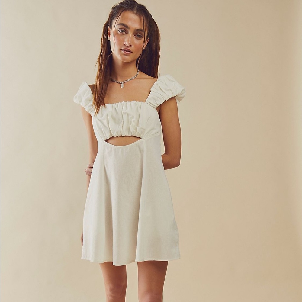 Free People Bom Bom Island Mini Dress